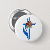 John 3:16 button (Vorne & Hinten)