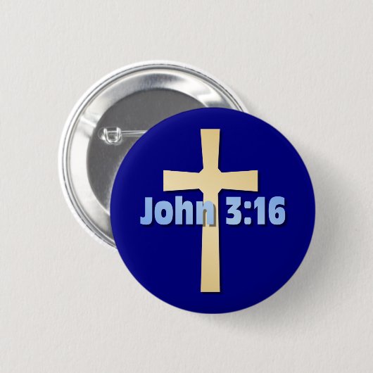 John-3:16 Button (Vorne & Hinten)