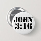 John 3:16 button (Vorne & Hinten)