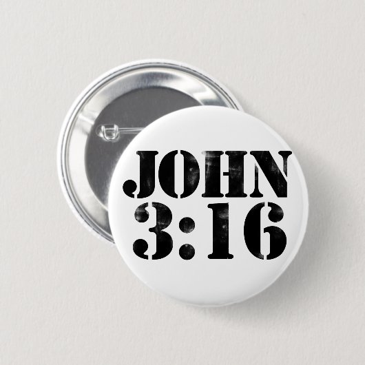 John 3:16 button (Vorne & Hinten)