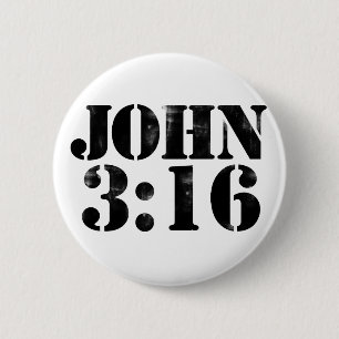 John 3:16 button