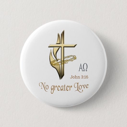 John 3:16 button (Vorderseite)