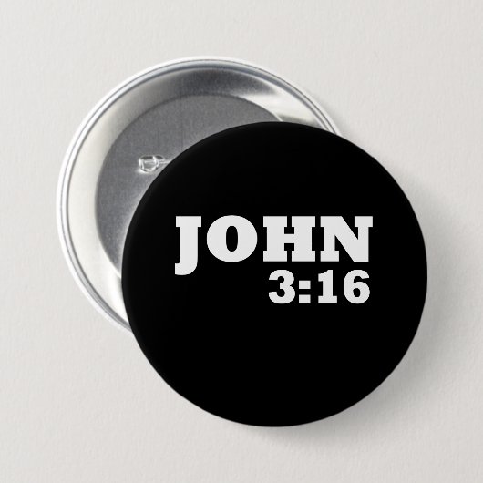 John-3:16 Button (Vorne & Hinten)