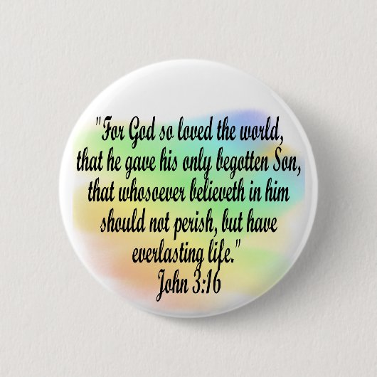 John-3:16 Button (Vorderseite)