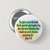 John-3:16 Button (Vorne & Hinten)