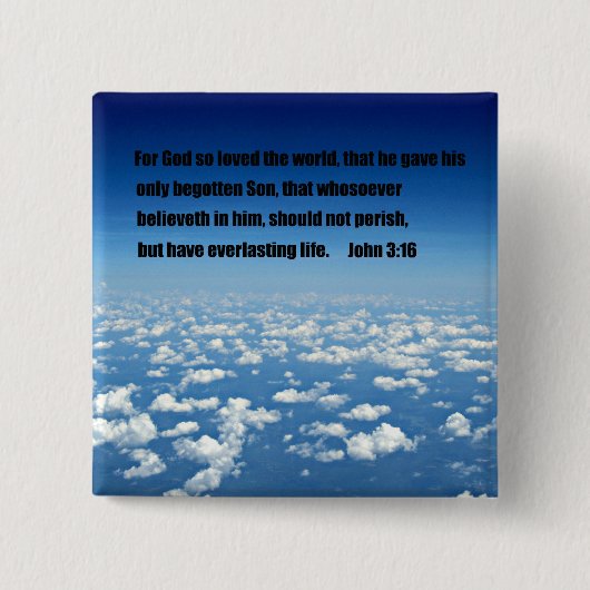 John 3:16 button (Vorderseite)