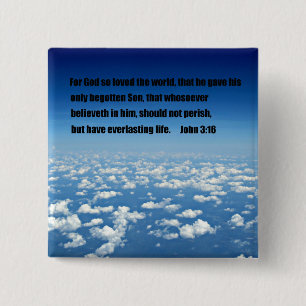 John 3:16 button