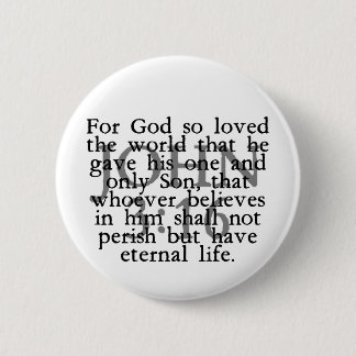 John 3:16 button