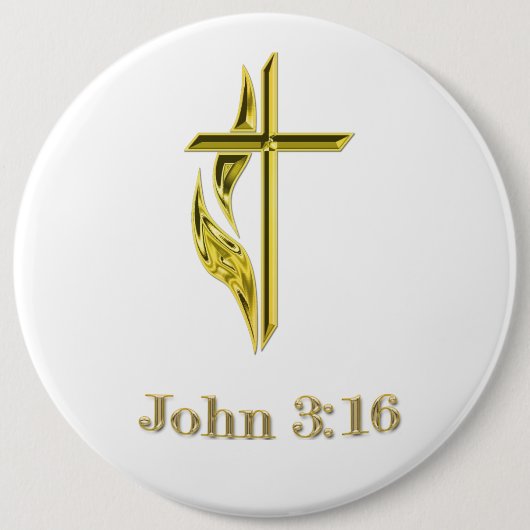 John 3:16 button (Vorderseite)