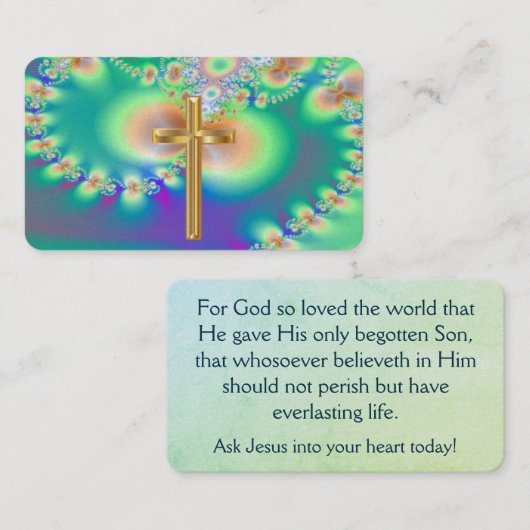 John 3:16 Card Visitenkarte (Vorne/Hinten)