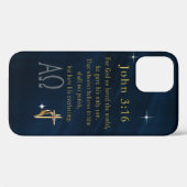 John 3:16 Case-Mate iPhone hülle (Rückseite (Horizontal))