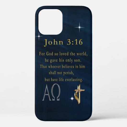John 3:16 Case-Mate iPhone hülle (Rückseite)