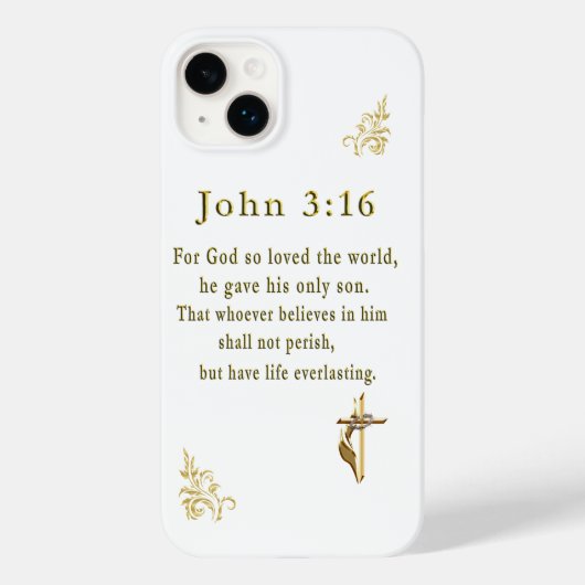 John 3:16 Case-Mate iPhone hülle (Rückseite)