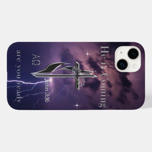 John 3:16 Case-Mate iPhone hülle (Rückseite (Horizontal))