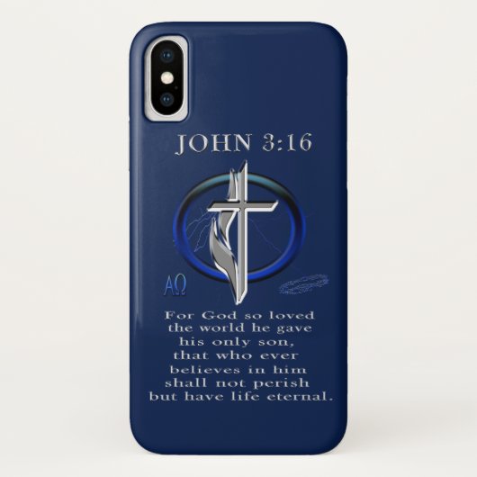 John 3:16 Case-Mate iPhone hülle (Rückseite)