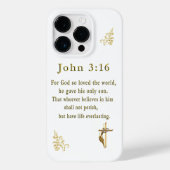 John 3:16 Case-Mate iPhone hülle (Rückseite)