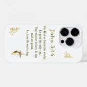 John 3:16 Case-Mate iPhone hülle (Rückseite (Horizontal))