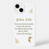 John 3:16 Case-Mate iPhone hülle (Rückseite)