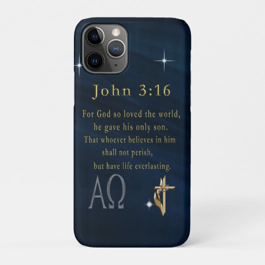 John 3:16 Case-Mate iPhone hülle (Rückseite)