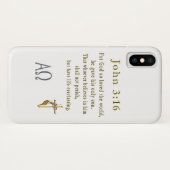 John 3:16 Case-Mate iPhone hülle (Rückseite (Horizontal))