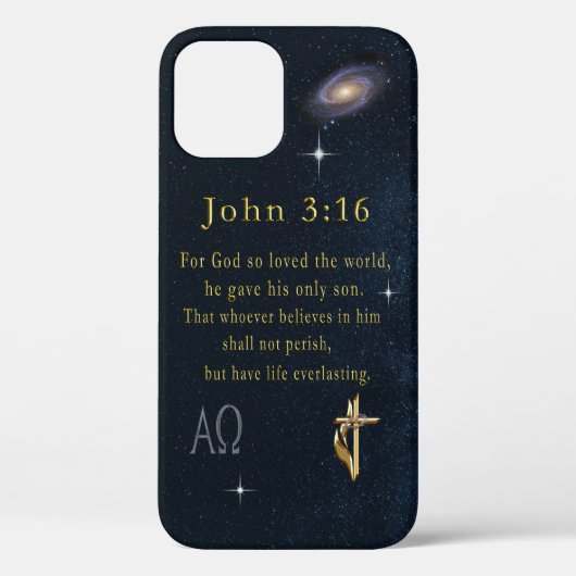 John 3:16 Case-Mate iPhone hülle (Rückseite)