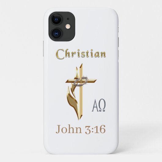 John 3:16 Case-Mate iPhone hülle (Rückseite)