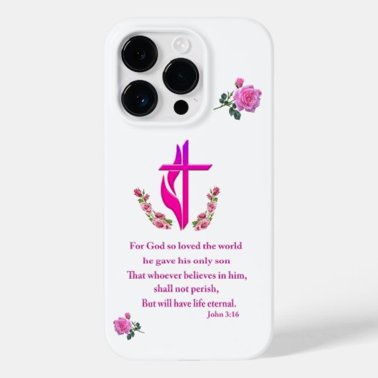 John 3:16 Case-Mate iPhone hülle (Rückseite)