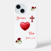 John 3:16 Case-Mate iPhone hülle (Rückseite)