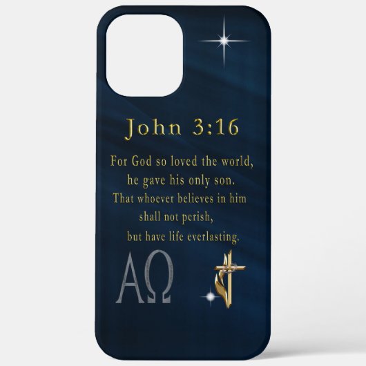 John 3:16 Case-Mate iPhone hülle (Rückseite)