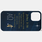 John 3:16 Case-Mate iPhone hülle (Hinten (horizontal))