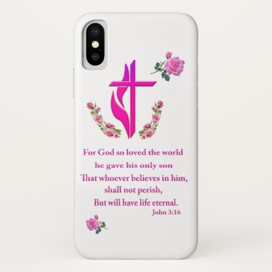 John 3:16 Case-Mate iPhone hülle (Rückseite)