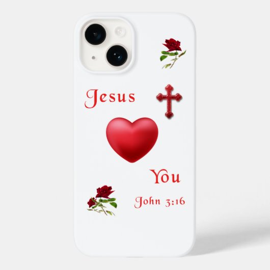 John 3:16 Case-Mate iPhone hülle (Rückseite)