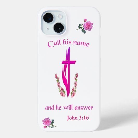 John 3:16 Case-Mate iPhone hülle (Rückseite)