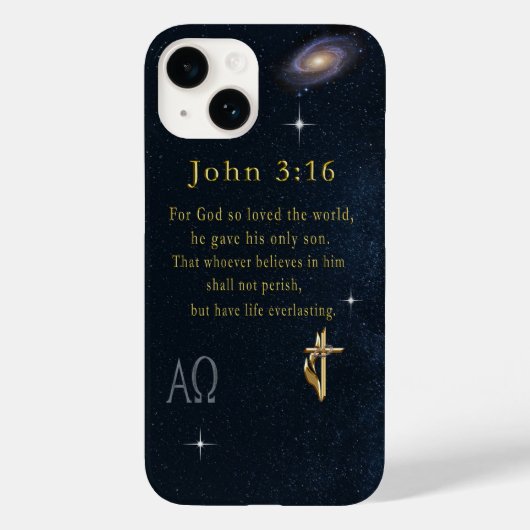 John 3:16 Case-Mate iPhone hülle (Rückseite)