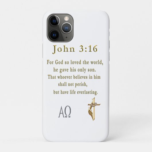 John 3:16 Case-Mate iPhone hülle (Rückseite)
