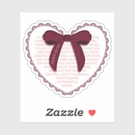 John 3:16 - Christian Valentine Aufkleber