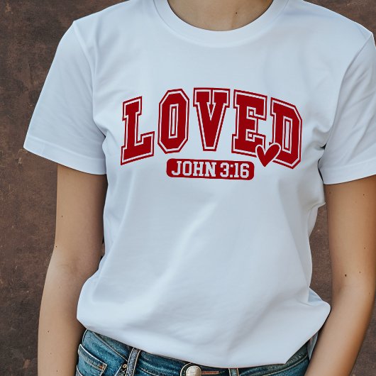 John 3:16 Christian Valentine's Tee