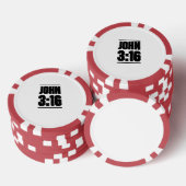 John 3:16 Christlich Bibelverse Pokerchips (Stapel)