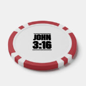 John 3:16 Christlich Bibelverse Pokerchips (Einzeln)