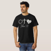 John 3,16 Christlich T-Shirt (Vorne ganz)