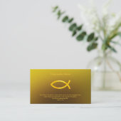 John 3:16 | CHRISTLICH Visitenkarte (Stehend Vorderseite)