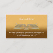 John-3:16 - christlich visitenkarte (Vorderseite)