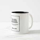 John 3:16 Christlich Zweifarbige Tasse (VorderseiteRechts)