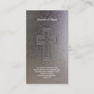 John-3:16 - christliche Geschäfts-Karte Visitenkarte