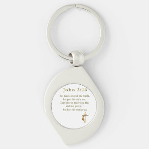 John 3:16 christliche Geschenke Schlüsselanhänger