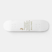 John 3:16 christliche Geschenke Skateboard (Horizontal)