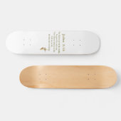 John 3:16 christliche Geschenke Skateboard (Horizontal)