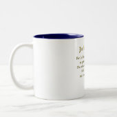 John 3:16 christliche Geschenke Zweifarbige Tasse (Links)