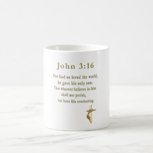 John 3:16 Christliche Kaffee-Tasse Kaffeetasse