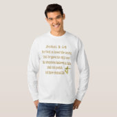 John 3:16 Christlicher T - Shirt (Vorne ganz)